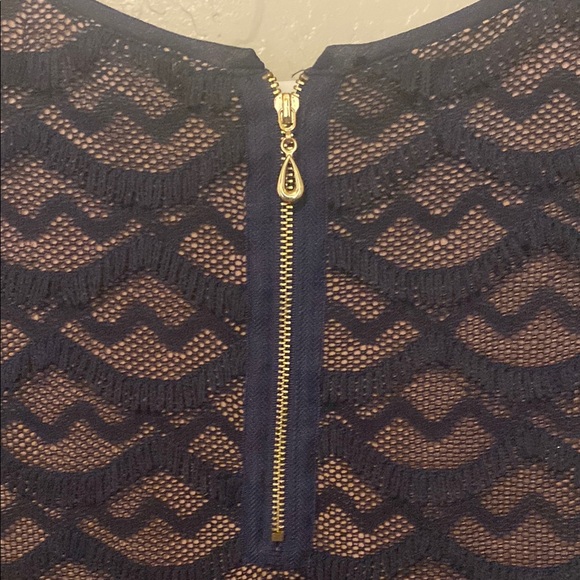 Anthropologie Sanctuary Navy Blue Lace Sheath Dress Woman Small - Picture 6 of 7